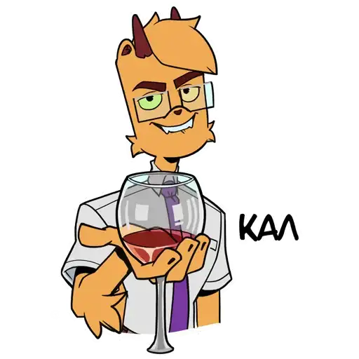 Sticker 🍷