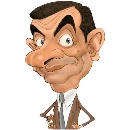 Mr. Bean Caricatures preview