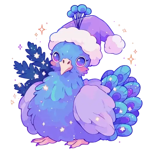 Sticker 🦚