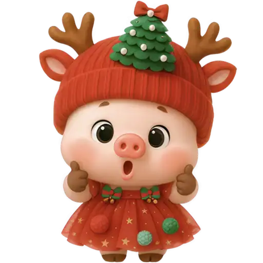 Новогодняя свинка preview