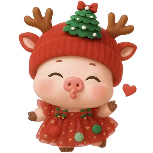 Новогодняя свинка preview