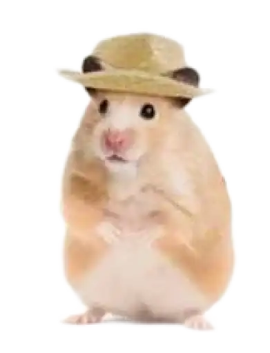 Хомяк в шляпе preview