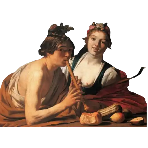 Smiling art () Gerrit van Honthorst preview